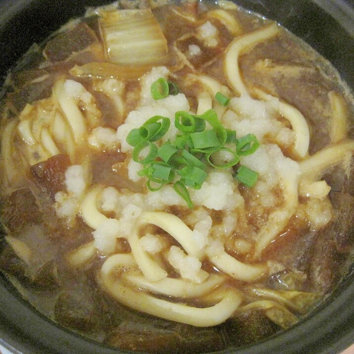 濃厚味噌うどん